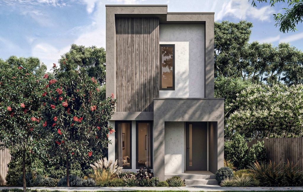 Lot 1907 Grand Central, Tarneit — Gibson 139 (Harvey) facade